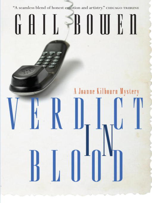 Title details for Verdict in Blood by Gail Bowen - Available